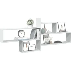 vidaXL Étagère murale 167,5x18x68 cm bois d'ingénierie