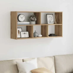 vidaXL Étagère murale chêne artisanal 100x25x50 cm bois d'ingénierie