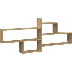 Étagères-vidaXL Étagère murale chêne artisanal 167,5x18x68 cm bois ingénierie Ch&ecirc;ne