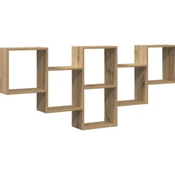 Étagères-vidaXL Étagère murale chêne artisanal 159x18x66 cm bois d'ingénierie Ch&ecirc;ne