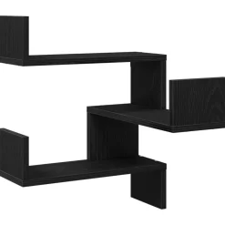 Étagères-vidaXL Étagère Murale Chêne noir 40 x 40 x 49,5 cm Bois d'ingénierie Ch&ecirc;ne noir