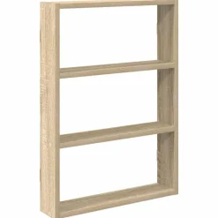 Étagères-vidaXL Étagère murale chêne sonoma 43x9x60 cm bois d'ingénierie Ch&ecirc;ne sonoma