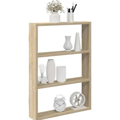 Étagères-vidaXL Étagère murale chêne sonoma 43x9x60 cm bois d'ingénierie Ch&ecirc;ne sonoma