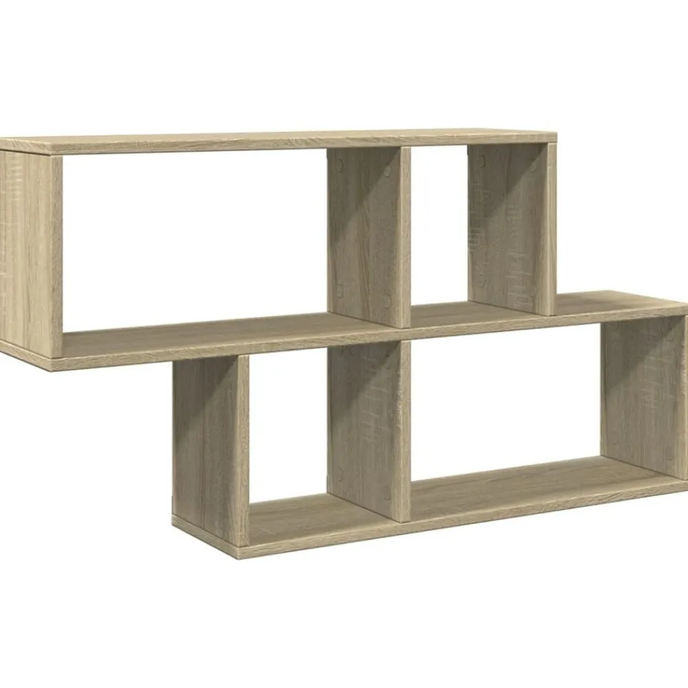 vidaXL Étagère murale chêne sonoma 100x20x53 cm bois d'ingénierie