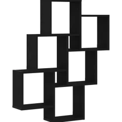 Étagères-vidaXL Étagère Murale Chêne noir 78 x 15 x 93 cm Bois d'ingénierie Ch&ecirc;ne noir