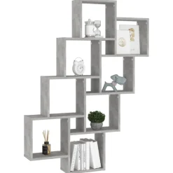 vidaXL Étagère murale cube 90x15x119 cm Bois d’ingénierie
