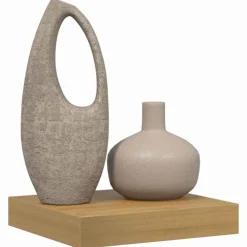 Étagères-vidaXL Étagère Murale 23 x 23,5 x 4 cm Bois d'ingénierie Marron