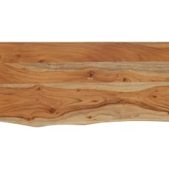 vidaXL Étagère murale rectangulaire massif acacia bordure assortie