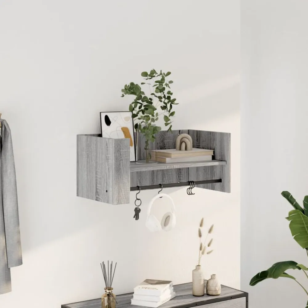 vidaXL Étagère murale 70,5x35x30,5 cm bois d'ingénierie