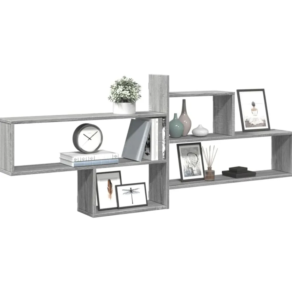 vidaXL Étagère murale 167,5x18x68 cm bois ingénierie