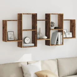 vidaXL Étagère murale 159x18x65 cm bois d'ingénierie