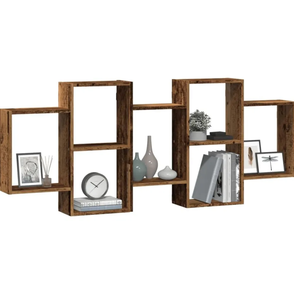 vidaXL Étagère murale 159x18x65 cm bois d'ingénierie