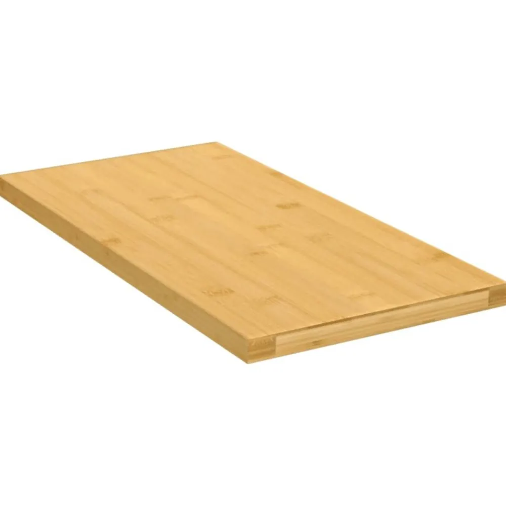 vidaXL Étagère murale 40x20x1,5 cm bambou