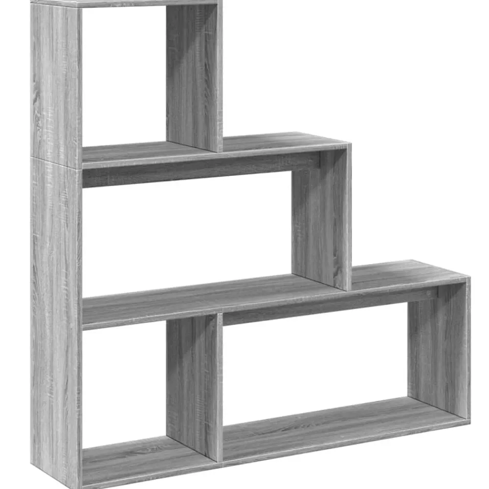vidaXL Étagère séparatrice de pièce 3niveaux 123x29x123 cm