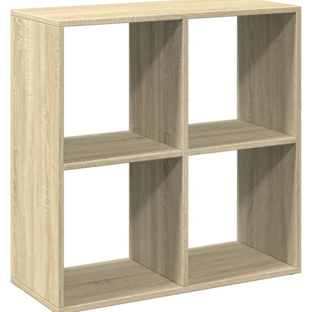 Étagères-vidaXL Étagère séparatrice de pièce chêne sonoma 69,5x29x69,5 cm Ch&ecirc;ne sonoma