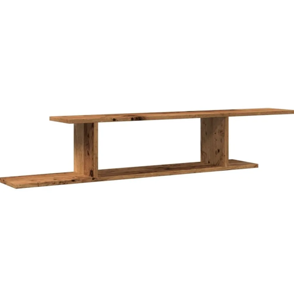 vidaXL Étagère TV murale 125x18x23 cm bois d'ingénierie
