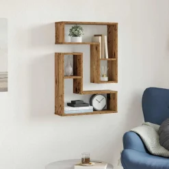 vidaXL Étagères cube murales 2 pcs 50x15x50 cm