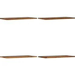 Étagères-vidaXL Étagères murales 4 pcs 60x30x1,5cm bois d'ingénierie Vieux bois