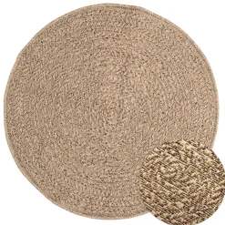 vidaXL Tapis 90 cm aspect jute intérieur et extérieur