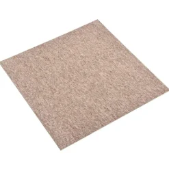Matériaux De Construction-vidaXL Tapis 20 pcs 50 x 50 cm 100% Polypropylène Beige