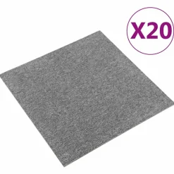vidaXL Tapis 20 pcs 50 x 50 cm 100% Polypropylène