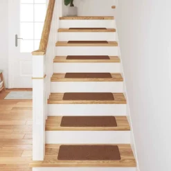 vidaXL Tapis Antidérapants pour Escaliers 15 pcs Jaune 60 x 25 cm PP