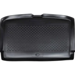 Pièces Détachées Pour Véhicules-vidaXL Tapis de coffre Noir Compatible avec VW POLO 2017- Caoutchouc
