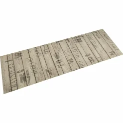 Décorations-vidaXL Tapis de cuisine lavable impression de clôture 45x150cm velours