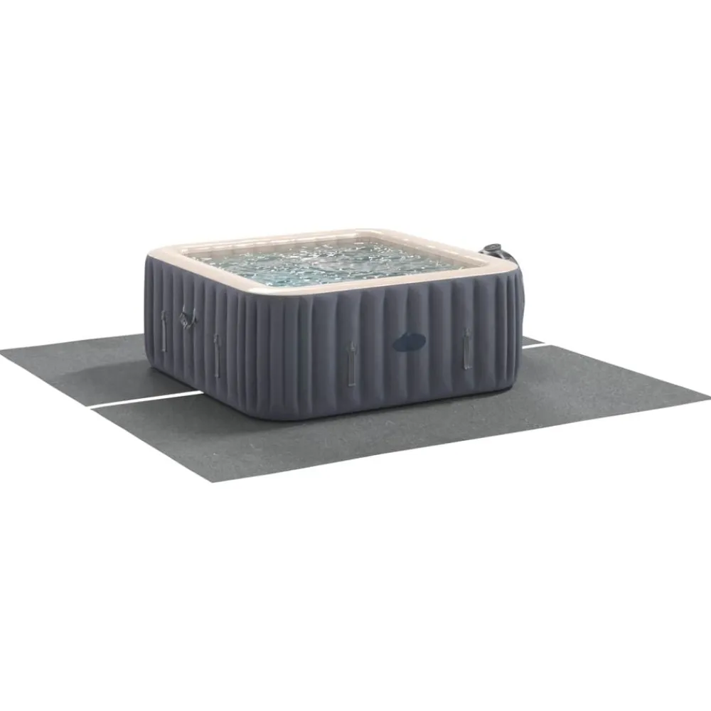 vidaXL Tapis de piscine 274 x 274 x 0,1 cm Tissu non tissé
