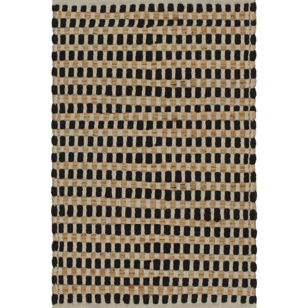 vidaXL Tapis de salle de bain tissés à la main Jute Naturel et