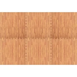 Entraînement & Fitness-vidaXL Tapis de sol 6 pcs Grain de bois 2,16㎡ Mousse EVA Marron