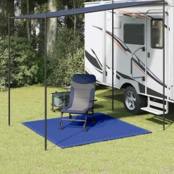 Loisirs De Plein Air-vidaXL Tapis de tente 200x200 cm PEHD Bleu