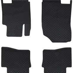 Pièces Détachées Pour Véhicules-vidaXL Tapis de voiture 4 pcs Noir Caoutchouc