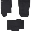 Pièces Détachées Pour Véhicules-vidaXL Tapis de voiture 3 pcs Noir Caoutchouc