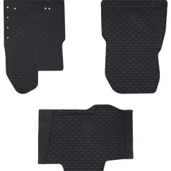 Pièces Détachées Pour Véhicules-vidaXL Tapis de voiture 3 pcs Noir Caoutchouc