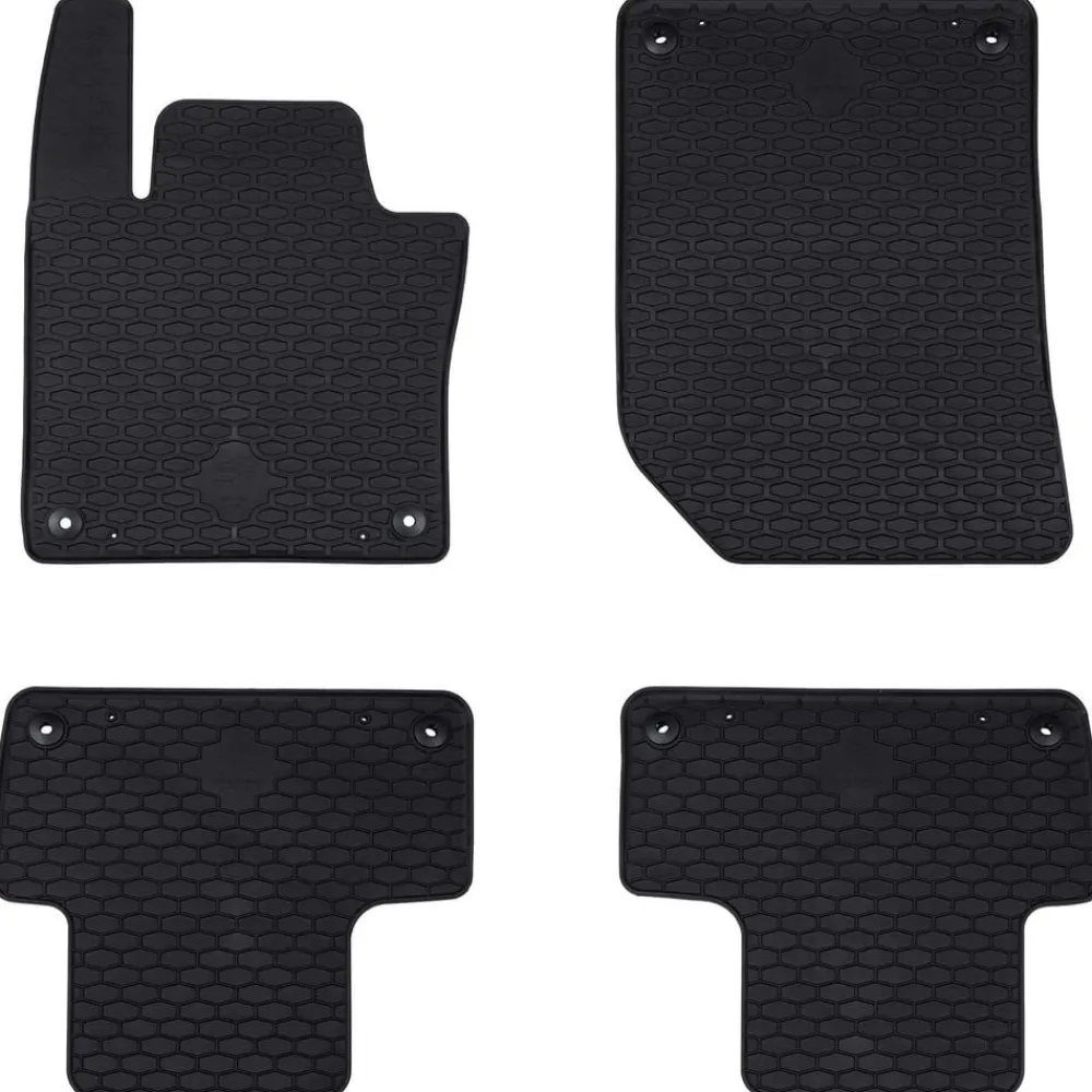 vidaXL Tapis de voiture 4 pcs Noir adapté pour Volvo XC60 2018-