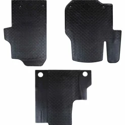 Pièces Détachées Pour Véhicules-vidaXL Tapis de voiture 3 pcs Noir adapté pour VW CRAFTER 2017-