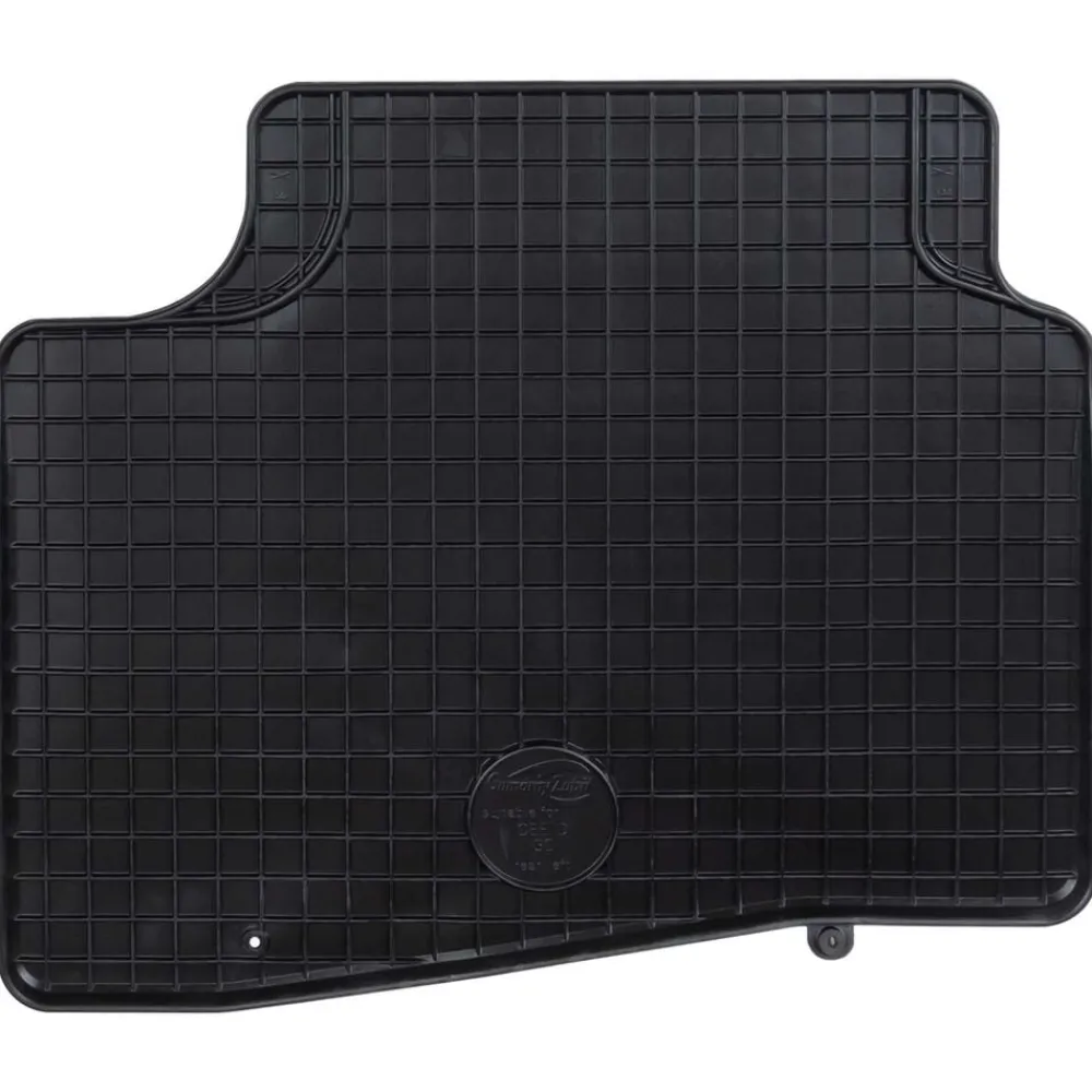 Pièces Détachées Pour Véhicules-vidaXL Tapis de voiture 4 pcs Noir Caoutchouc