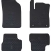 Pièces Détachées Pour Véhicules-vidaXL Tapis de voiture 4 pcs Noir Adapté pour C3 2017-2024 Caoutchouc