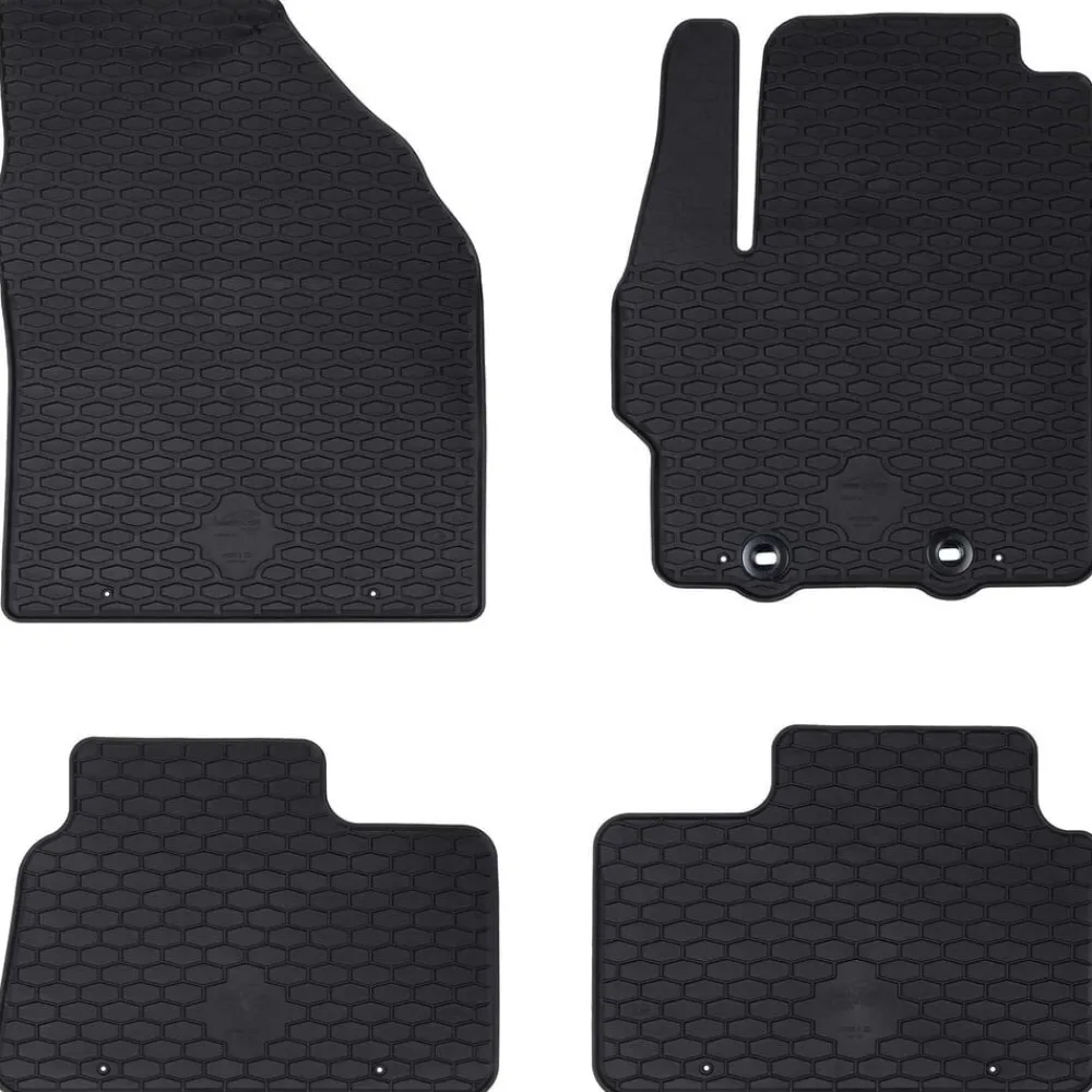 Pièces Détachées Pour Véhicules-vidaXL Tapis de voiture 4 pcs Noir Convient pour Toyota AYGO X 2022-