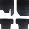 Pièces Détachées Pour Véhicules-vidaXL Tapis de voiture 4 pcs Noir Caoutchouc