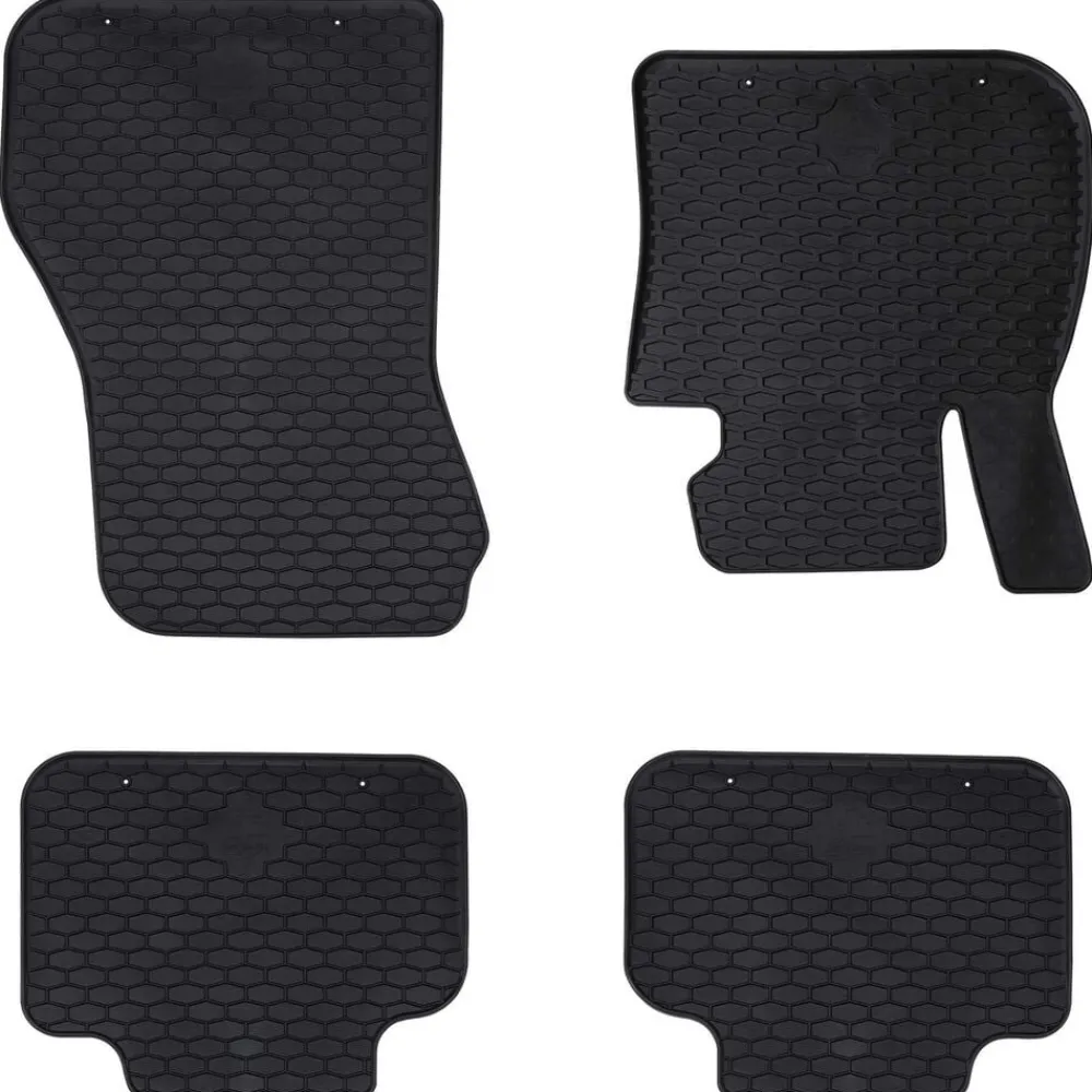 Pièces Détachées Pour Véhicules-vidaXL Tapis de voiture 4 pcs Noir adapté pour BMW 1er 2017-