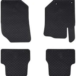 Pièces Détachées Pour Véhicules-vidaXL Tapis de voiture 4 pcs Noir adapté pour DS3 2019- Caoutchouc
