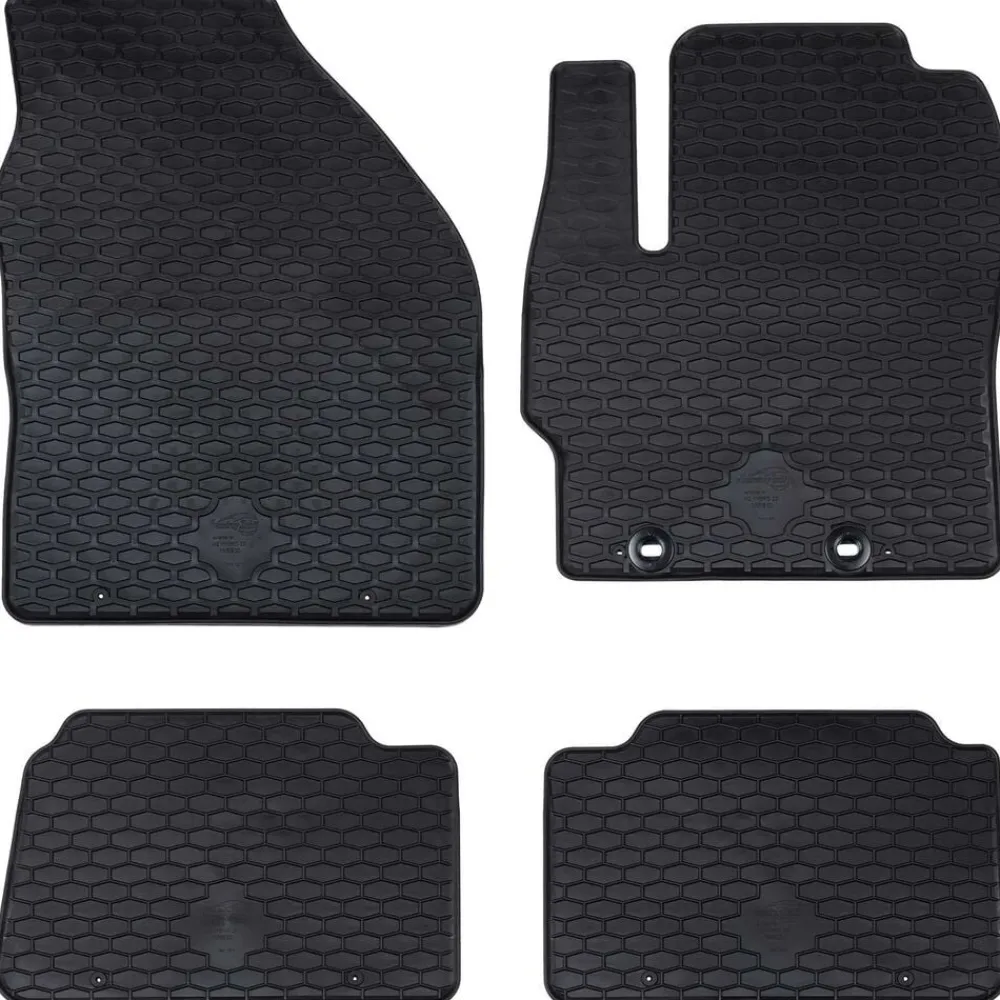 Pièces Détachées Pour Véhicules-vidaXL Tapis de voiture 4 pcs Noir Compatible avec Toyota YARIS 2020-