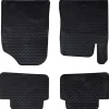 Pièces Détachées Pour Véhicules-vidaXL Tapis de voiture 4 pcs Noir compatible avec Hyundai i30 2017