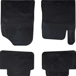 Pièces Détachées Pour Véhicules-vidaXL Tapis de voiture 4 pcs Noir compatible avec Hyundai i30 2017