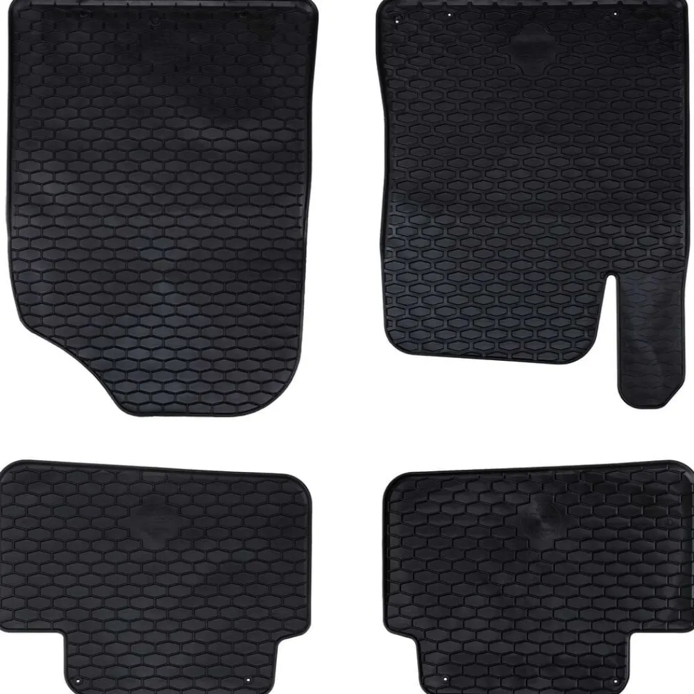 Pièces Détachées Pour Véhicules-vidaXL Tapis de voiture 4 pcs Noir compatible avec Hyundai i30 2017