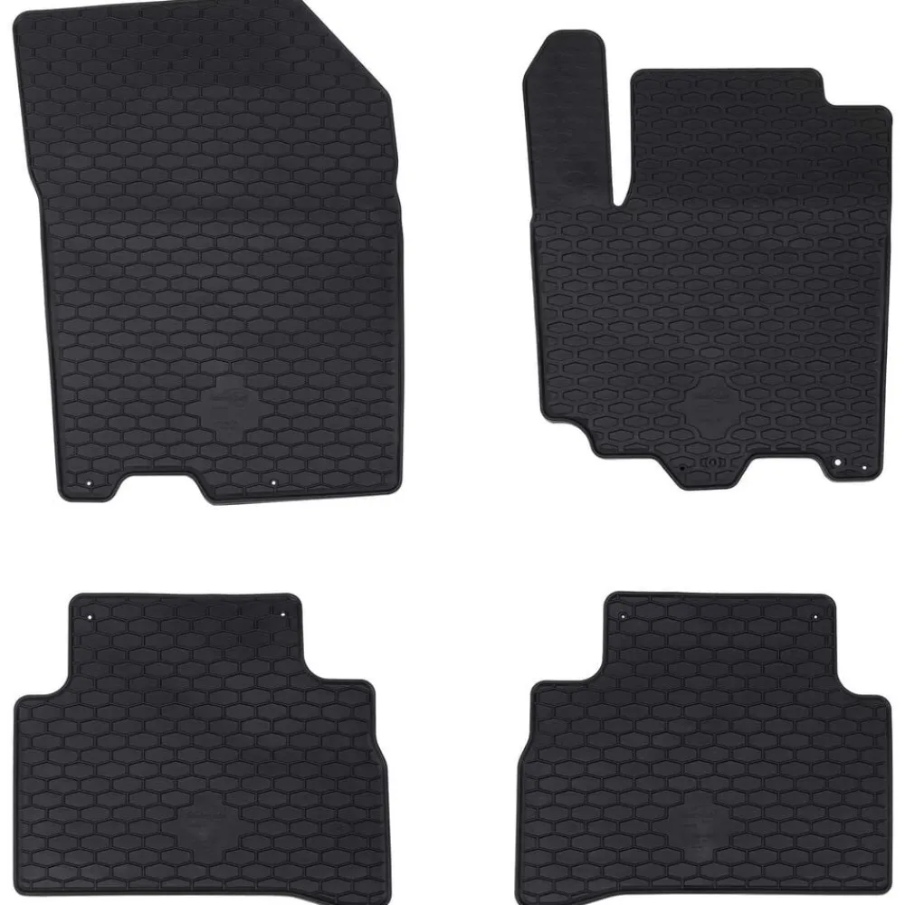 Pièces Détachées Pour Véhicules-vidaXL Tapis de voiture 4 pcs Noir Compatible avec Suzuki VITARA 2015-