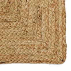 Décorations-vidaXL Tapis de zone Beige 120 x 120 cm Jute