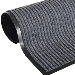Décorations-vidaXL Tapis d'entrée 90 x 60 cm PVC Gris
